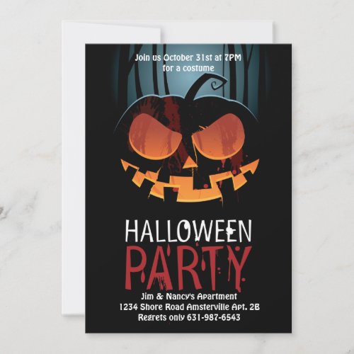 Halloween Scare Invitation