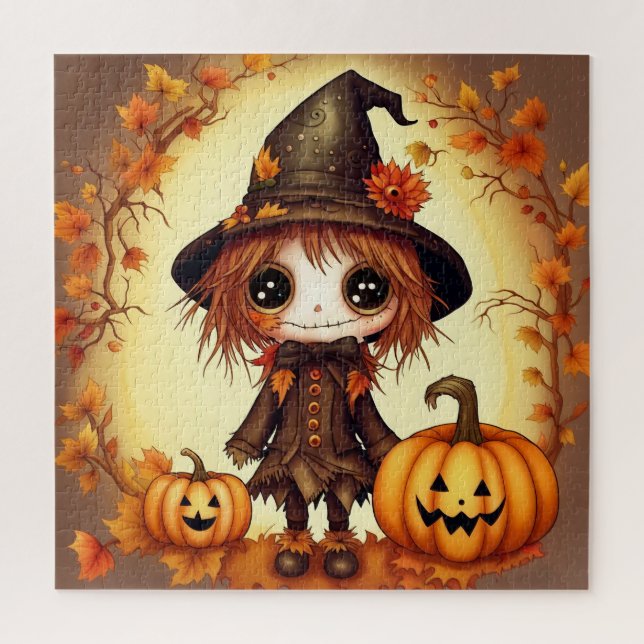 Halloween Scarecrow 1 Jigsaw Puzzle (Vertical)