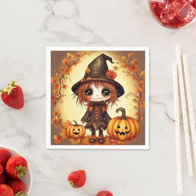 Halloween Scarecrow 1 Napkins (Insitu)