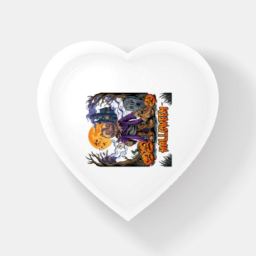 Halloween Scarecrow Candy Sack Pumpkins Haunted Ho Paperweight