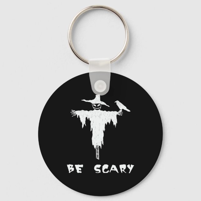 Halloween Scarecrow   Keychain (Front)