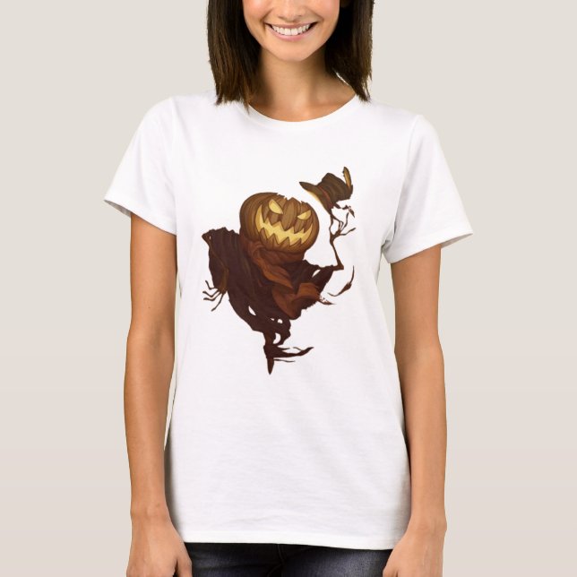 Halloween Scarecrow T-Shirt (Front)