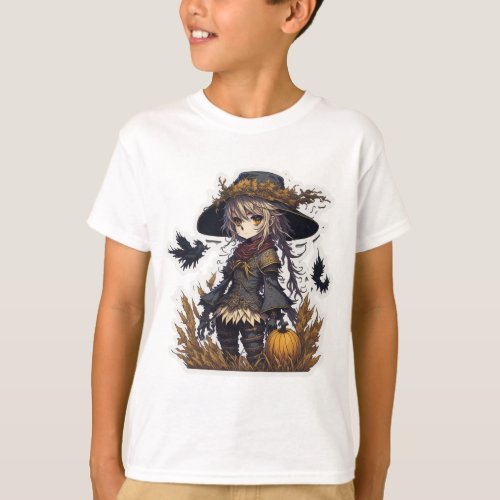 Halloween Scarecrow T_Shirt