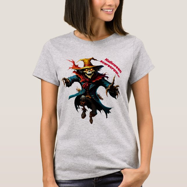 Halloween scarecrow T-Shirt (Front)