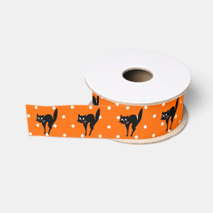 Halloween Scaredy Cat Grosgrain Ribbon