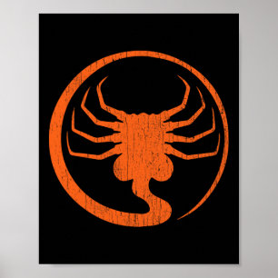 Halloween Scary Alien Facehugger Horror Pumpkin La Poster