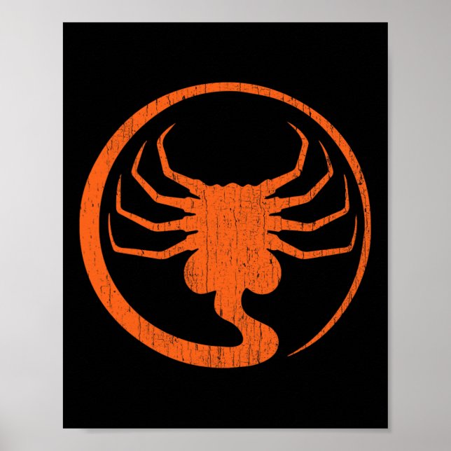 Halloween Scary Alien Facehugger Horror Pumpkin La Poster (Front)