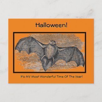 HALLOWEEN, SCARY BAT/MY FAVORITE TIME OF YEAR POST