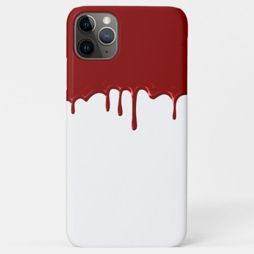 Halloween Scary Blood Red Drips Bloody iPhone 11 Pro Max Case