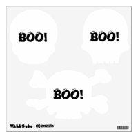 Halloween Scary Boo! eyeballs black white decor