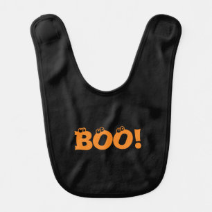 Halloween Scary Boo! eyeballs funny costume Baby Bib
