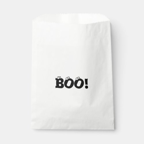 Halloween Scary Boo eyeballs treat or trick Favor Bag