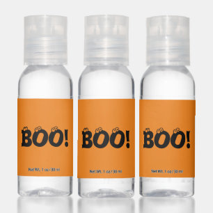 Halloween Scary Boo! eyeballs treat or trick Favor Hand Sanitizer