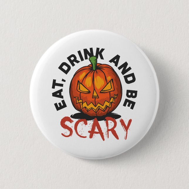 Halloween Scary     Button (Front)