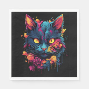 Halloween/Scary Cat/Day of the Dead Napkins