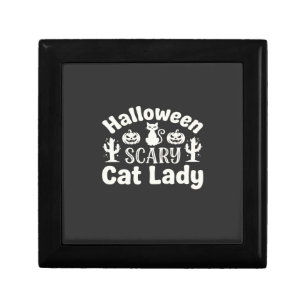Halloween Scary Cat Lady_1 Gift Box