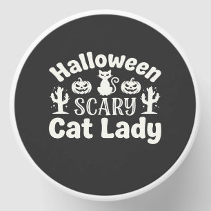 Halloween Scary Cat Lady_1 Mini Candle Favors