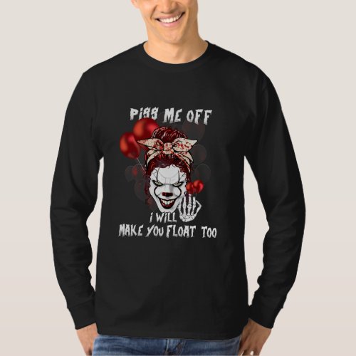 Halloween Scary Clown I Will Make You Float Too  T_Shirt