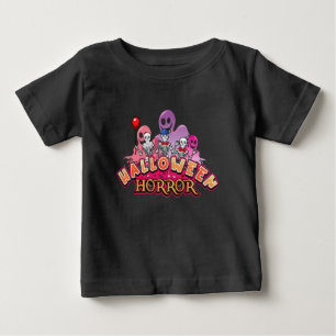 Halloween Scary Clowns Horror Baby T-Shirt