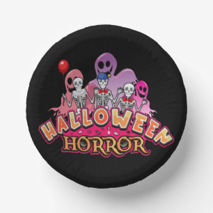 Halloween Scary Clowns Horror Paper Bowls