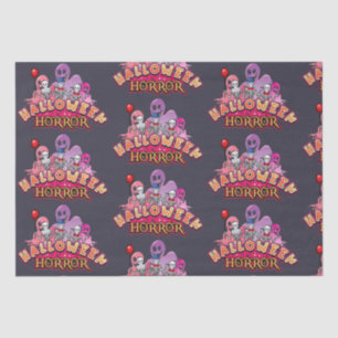 Halloween Scary Clowns Horror Tissue Paper