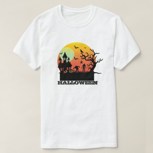 Halloween scary design T_Shirt