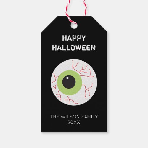Halloween Scary Eyeball Party Gift Gift Tags