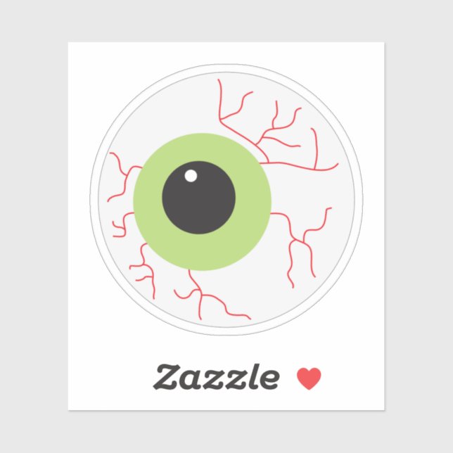 Halloween Scary Eyeball Sticker (Sheet)