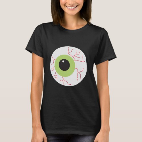 Halloween Scary Eyeball T_Shirt