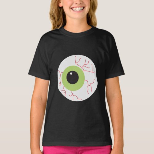 Halloween Scary Eyeball T_Shirt