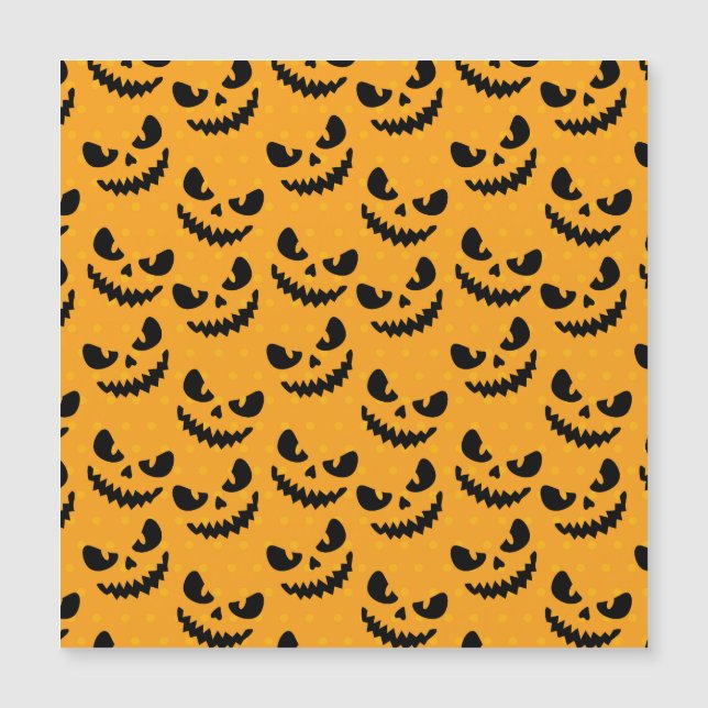 Halloween: scary faces, vintage style. (Front)