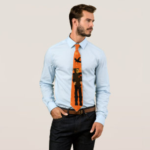 Halloween Scary Frankenstein Raven Neck Tie