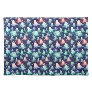 Halloween Scary Ghost and Goblins Cloth Placemat