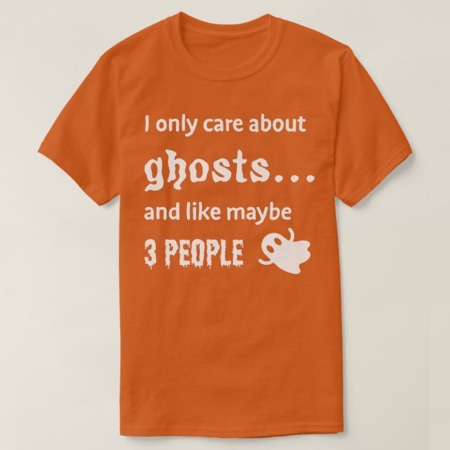 Halloween Scary Ghost Spooky Boo Funny 280 T-Shirt (Design Front)