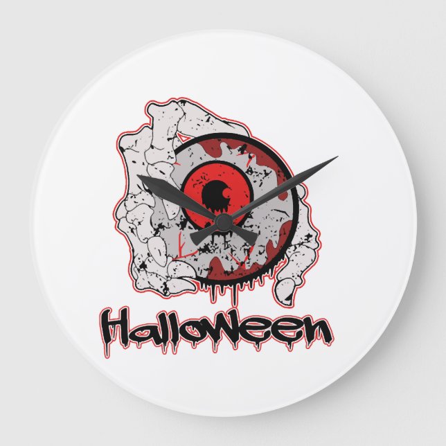 Halloween - Scary    Large Clock (Front)