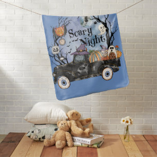 Halloween Scary Night Baby Blanket