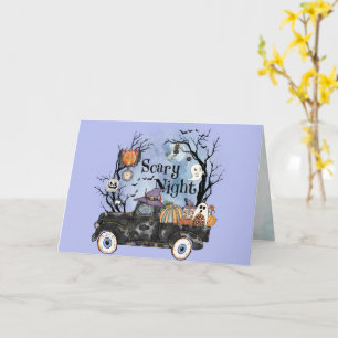 Halloween Scary Night Card