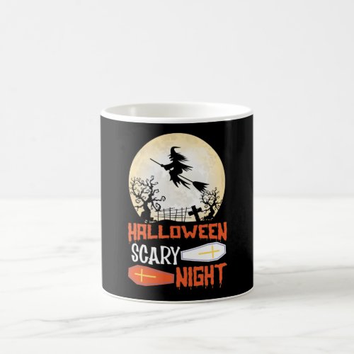 Halloween Scary Night Creepy Witch Coffee Mug