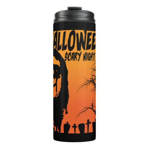 Halloween Scary Night Halloween Day Thermal Tumbler