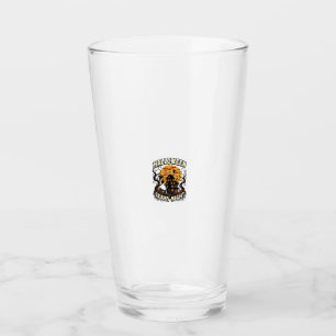 Halloween Scary Night Haunted House Full Moon Witc Glass