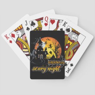 Halloween Scary Night Poker Cards