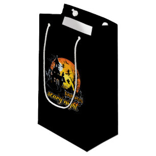 Halloween Scary Night Small Gift Bag
