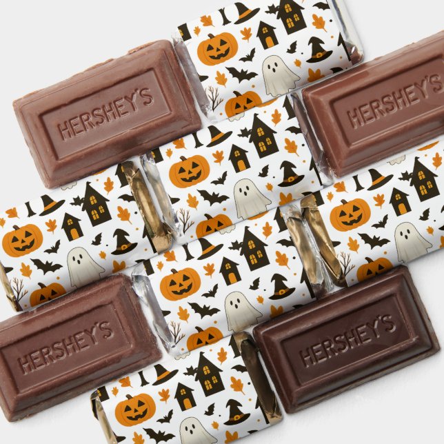 Halloween Scary Pattern – Spooky & Festive Hershey's Miniatures (Assorted)