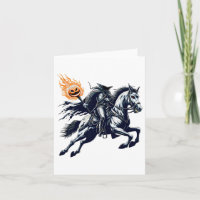 Halloween Scary Pumpkin Headless Horseman