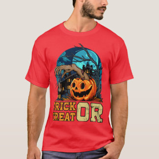 Halloween, Scary Pumpkin, Trick Or Treat 4176 T-Shirt