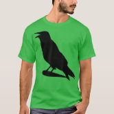 Crow Shirt, Raven T-Shirt, Corvid Unisex Shirts, Gifts for Bird Lovers,  Cute Shirt, Crows and Ravens, Birdwatching Gift, Black Bird Shirt