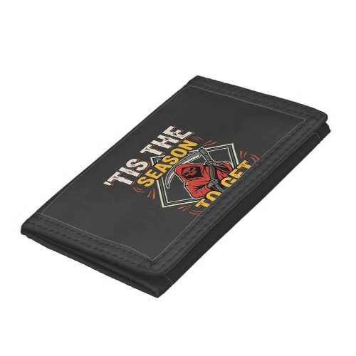 Halloween Scary Reaper Vintage Design Tri-fold Wallet