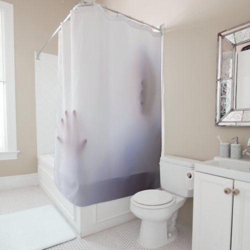 Halloween Scary Silhouette Shower Curtain