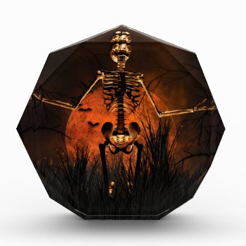Halloween  Scary Skeleton Award by esoticastore at Zazzle