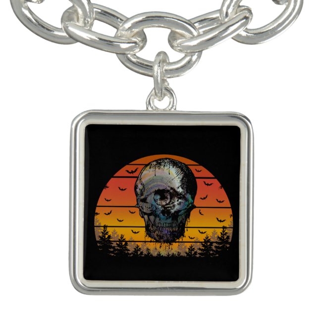 HALLOWEEN SCARY SKULL BRACELET (Design)